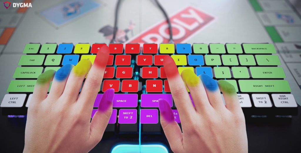 How to improve touch typing on a split keyboard – Dygma