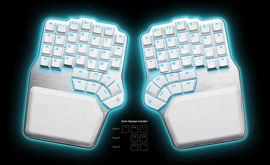 Dygma Defy Silver & White