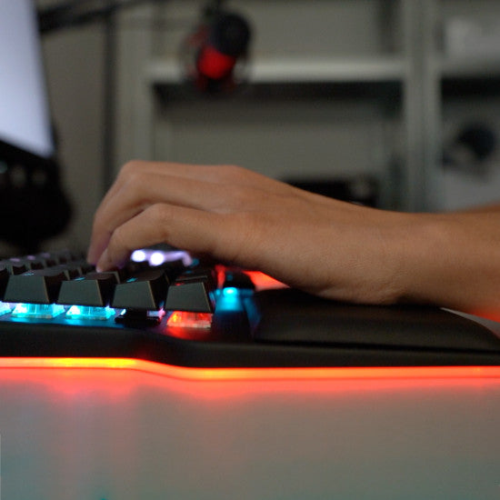 Reduce wrist extension with an ergonomic keyboard