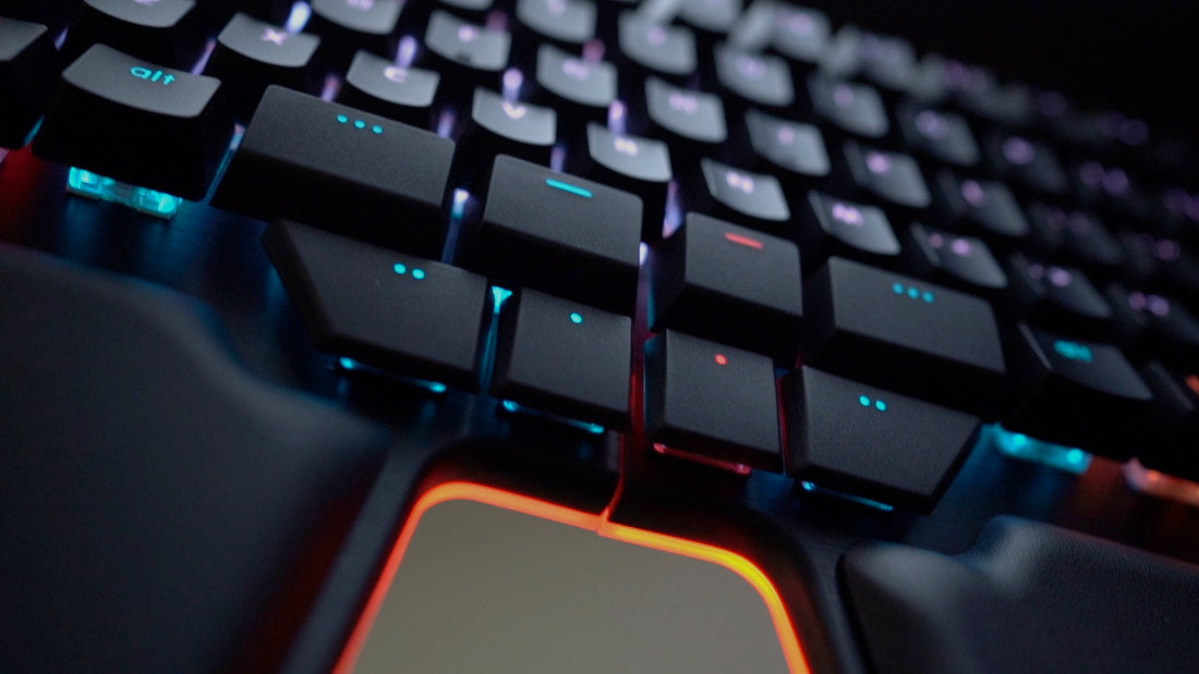Load video: The thumbs are key to keyboard ergonomics