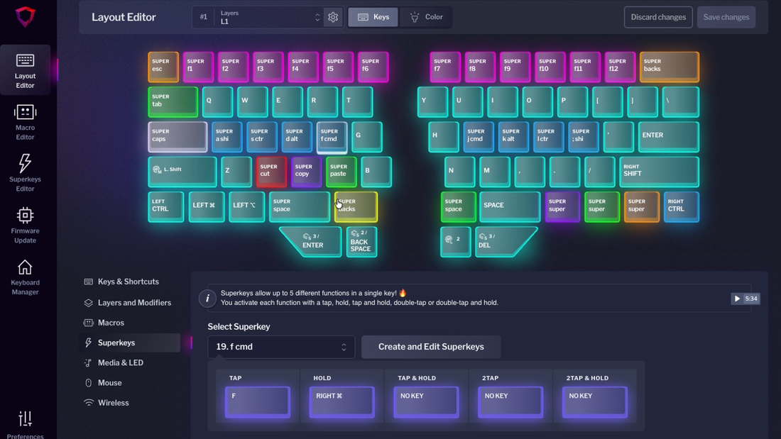 Upgrade the way you type with Superkeys