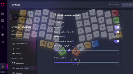 Never forget your keyboard layers again with Layer Lens