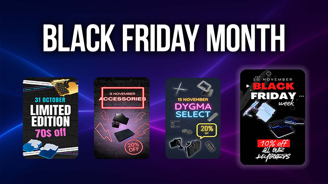 Black Friday Week 2025 is finally here: the best deals on ergo keyboards