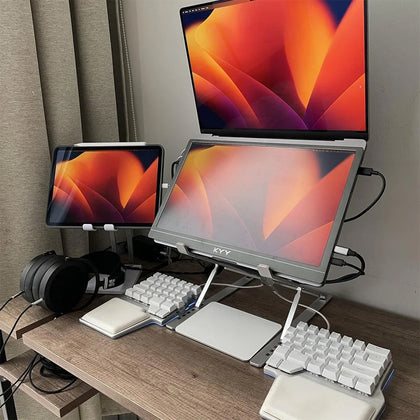 Productivity setup with the Dygma Raise and multiple screens