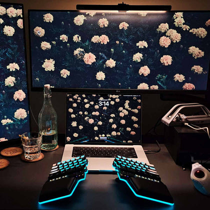 Flower setup split keyboard Dygma Raise 2 