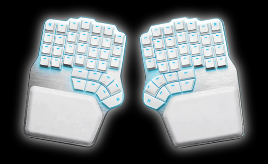 Dygma Defy Silver & White