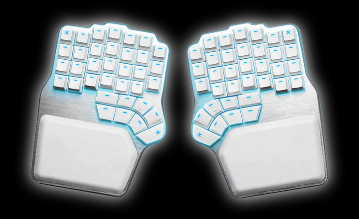 Dygma Defy Silver & White