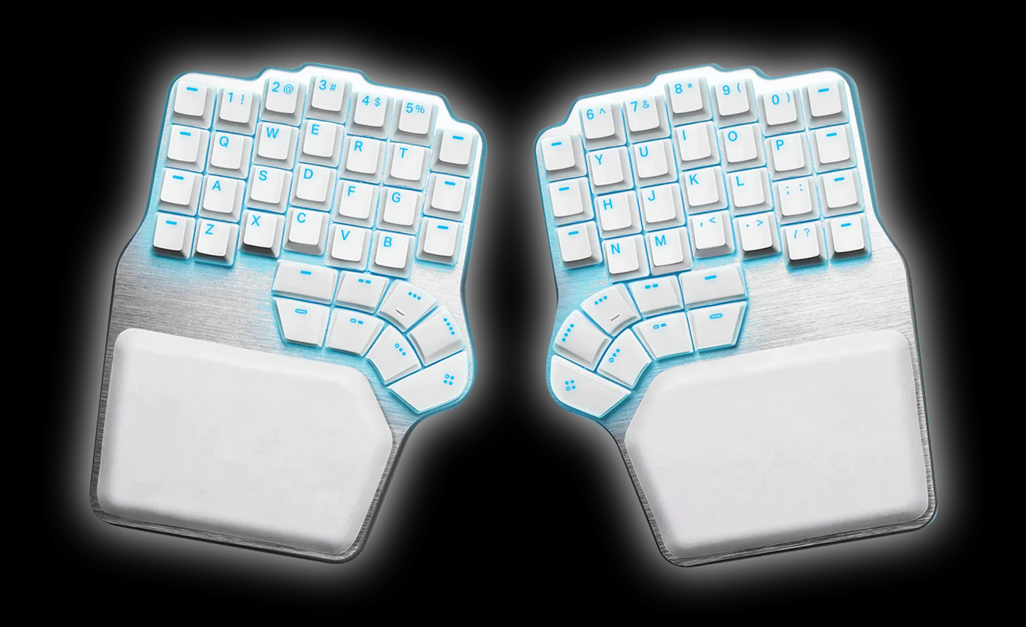 Dygma Defy Silver & White