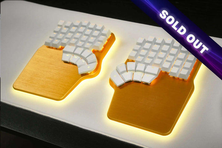 Dygma Defy Egyptian Gold & White